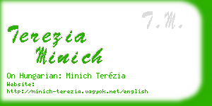 terezia minich business card